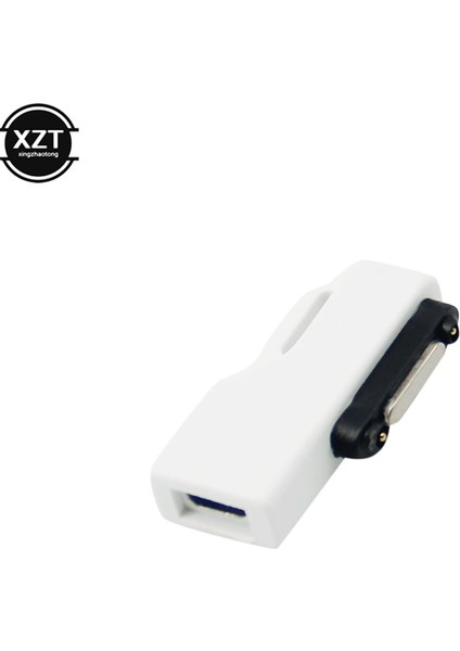 Sony Xperia Serisi Z3 Z3 Kompakt Z2, Z1, Z1 Kompakt Mini, Z3 Tablet Kompakt Için Beyaz Mikro Usb'den Manyetik Şarj Aleti Konnektör Adaptörü (Yurt Dışından) fırsatları