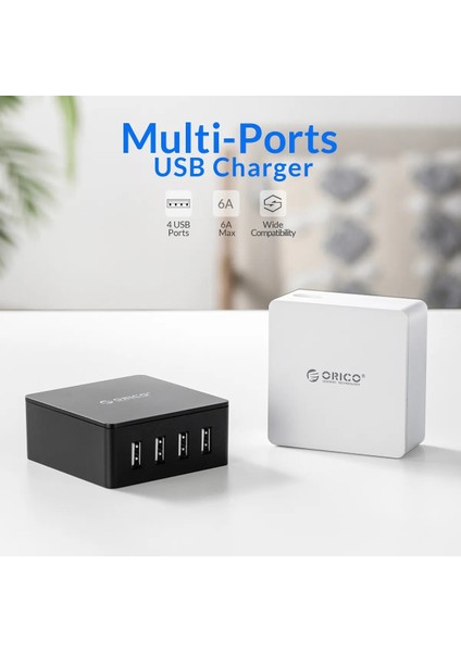 Abd Plug Dhe Siyah Orıco Masaüstü USB Şarj Cihazı Serisi Çok Portlu USB Şarj Dock'u iPhone Samsung Xiaomi Huawei Için Ev Ofis Masası Şarj Istasyonu (Yurt Dışından) modelleri