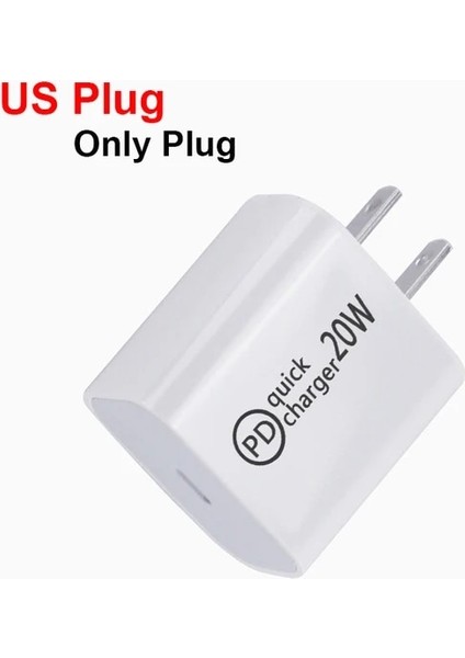 Abd Fişi Yeni 20W Pd Iphone 13 12 Için Usb-C C2L Kablo Güç Adaptörü Şarj Cihazı Ingiltere / Abd / Ab Tak Akıllı Telefon Samsung S10 C2C Için Hızlı Şarj Cihazı (Yurt Dışından)
