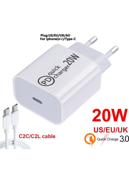 Ab Tak Yeni Pd Bağlantı Noktası Pd Duvar Seyahat Taşınabilir Telefon Hızlı Şarj Cihazı C Tipi Şarj Adaptörü iPhone 12 13 14 Ab Hızlı Şarj (Yurt Dışından) fiyatları