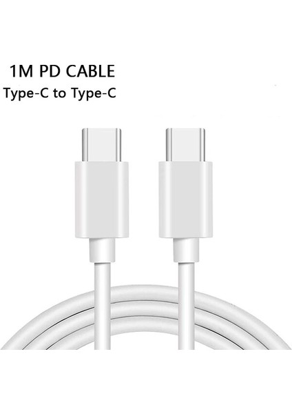 1m C2C 20W Gan Şarj Cihazı Hızlı Duvar Şarj Cihazı Mini Usb-C Güç Adaptörü Pd3.0 Şarj Cihazı IPHONE14 13 12 Promax,galaxy S22 Ultra,pixel (Yurt Dışından)