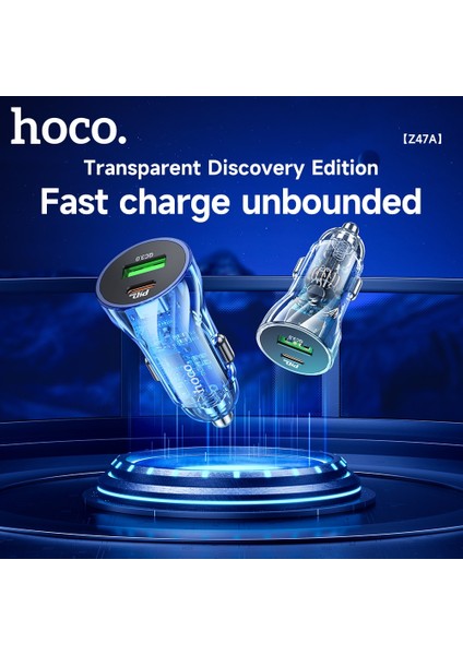 C'den C'ye Kablo Hoco Şeffaf Pd 30W USB Araç Şarj Cihazı Hızlı Şarj Qc Supercharge Fcp iPhone 14 13 Pro Max Pd C Tipi Şarj Cihazı Araç Şarj Cihazı (Yurt Dışından) fiyatları