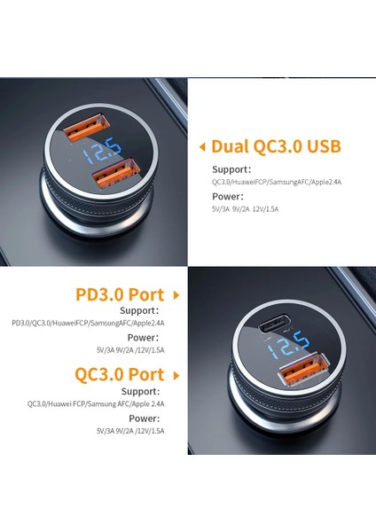 USB C Araç Şarj Cihazı 20W USB Tip C USB C Araç Şarj Cihazı Qc3.0 Pd Tip C iPhone 13 12 Için Arabada Hızlı Şarj Samsung Xiaomi Huawei Cep Telefonu Şarj Adaptörü (Yurt Dışından) indirimleri
