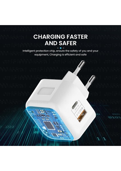 Beyaz Ab Iki Bağlantı Noktalı Pd 20W USB C Tipi Şarj Cihazı iPhone 13 12 11 Pro Qc3.0 Hızlı Şarj Usb-C Hızlı Şarj Seyahat Duvar Şarj Cihazı Güç Adaptörü Abd/ab (Yurt Dışından) fırsatları