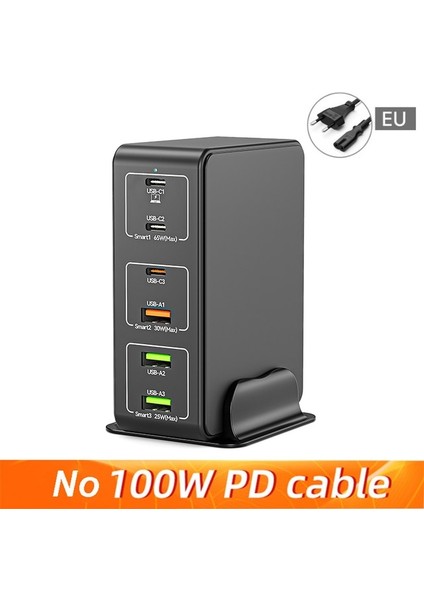 Ab Tak Urvns 120W USB C Süper Hızlı Şarj Cihazı 6-Port Pd 65W PPS45W Telefon Dizüstü Usb-C MacBook Pro/air Xps iPad iPhone Için Şarj Istasyonu (Yurt Dışından)