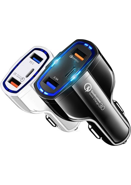 1m C2L 35W Qc 3.0 USB C Araç Şarj Cihazı 3 Port Hızlı Şarj 3.0 Hızlı Şarj Cihazı iPhone 13/13PRO/12/12PRO Max Xiaomi Araç Telefonu Şarj Cihazı (Yurt Dışından) fiyatları