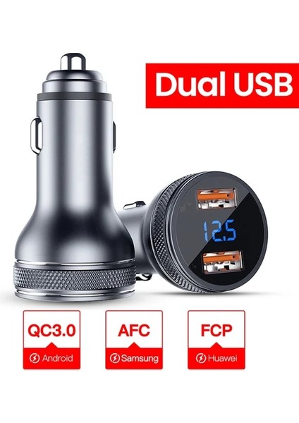 USB C Araç Şarj Cihazı 36W 2usb USB C Araç Şarj Cihazı Qc3.0 Pd Tip C iPhone 13 12 Için Arabada Hızlı Şarj Samsung Xiaomi Huawei Cep Telefonu Şarj Adaptörü (Yurt Dışından)