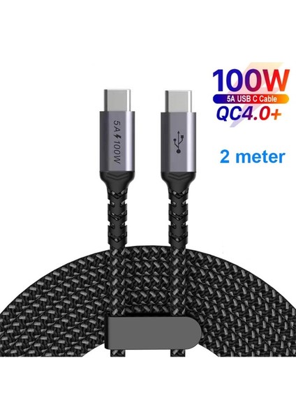 5A 100W Kablo-2metre Tquq 95W USB C Araç Şarj Cihazı, Pps Pd 65W 30W Qc3.0 18W Süper Hızlı Araç Telefonu Laptop Şarj Adaptörü Tip C MacBook Için Hızlı Şarj (Yurt Dışından)