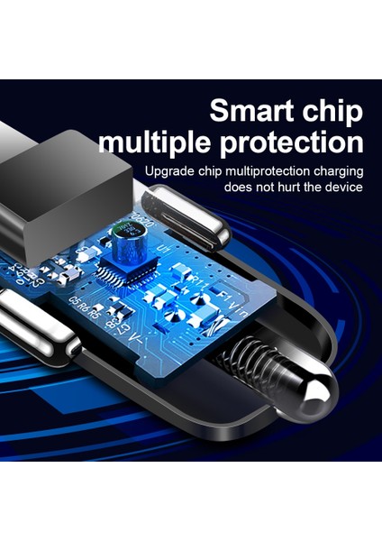 Beyaz 3 Portlu Araç USB Şarj Cihazı Hızlı Şarj 3.0 4.0 Evrensel 18W Arabada Hızlı Şarj Samsung S10 iphone 11 7 Için 4 Portlu Cep Telefonu Şarj Cihazı (Yurt Dışından) fiyatları