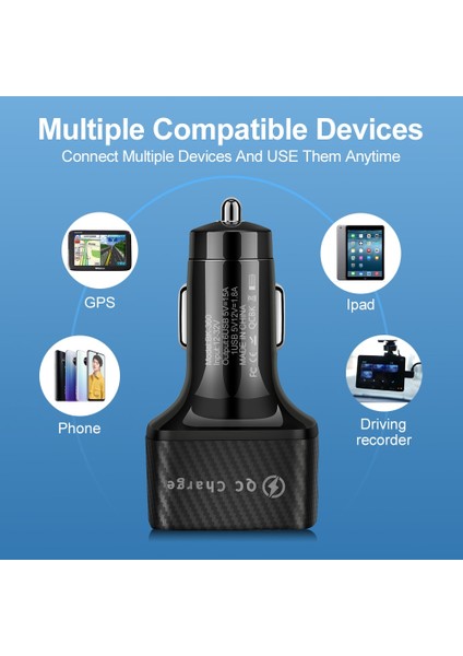6 Bağlantı Noktalı Araç Şarj Cihazı Vumpach 6 Bağlantı Noktalı USB Araç Şarjı 75W Hızlı Şarj 3.0 iPhone 13 12 11 Pro Için Hızlı Şarj Samsung Xiaomi Taşınabilir Telefon Şarj Cihazı (Yurt Dışından) fırsatları