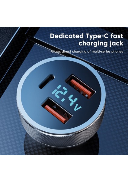 Pd Çift USB 54W 3in1 72W USB C Araç Şarj Cihazı Hızlı Şarj Qc3.0 Pd Tip C Araç Telefonu Şarj Cihazı iPhone 13 Xiaomi Samsung iPad Dizüstü Bilgisayarlar Tabletler (Yurt Dışından) fırsatları