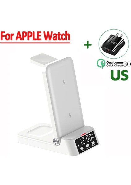 iPhone Için Abd 100W 4'ü 1 Arada Kablosuz Şarj Cihazı Katlanabilir iPhone 14 13 12 11 Samsung Galaxy Apple Watch 7/6 Hızlı Şarj Istasyonu Istasyonu (Yurt Dışından)