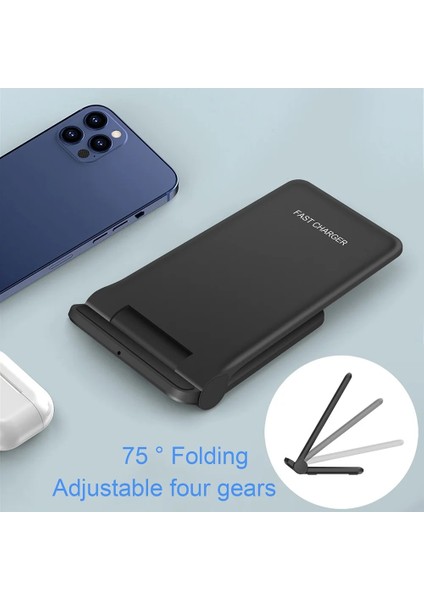 10W Pad 30W Hızlı Şarj Kablosuz Şarj Standı Samsung S22 iPhone Için Katlanabilir Hızlı Şarj Yuvası Tutucu 14 13 12 11 Pro Max x 8 (Yurt Dışından) fırsatları