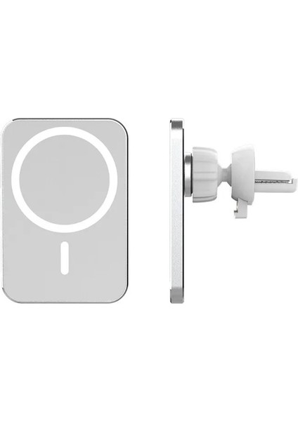 Siyah 15W Kablosuz Şarj Cihazı Magsafe Uyumlu Araç Tutucu Hava Firar Dağı iPhone 14/13/12 Pro Max Mini iPhone 8-14 ile Uyumlu (Yurt Dışından) modelleri