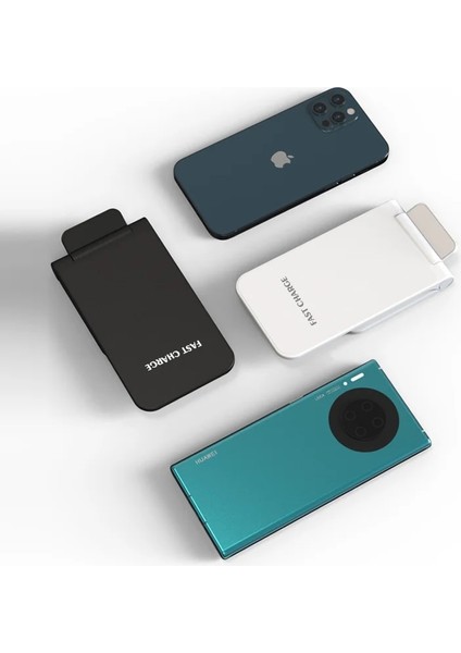 Siyah Kablo Yok 60W Kablosuz iPhone Şarj Cihazı 14 13 12 Pro Max 11 Telefon Standı Hızlı Şarj Şarj Cihazı Samsung Note 20/10 S21 Ultra Katlanabilir (Yurt Dışından) modelleri