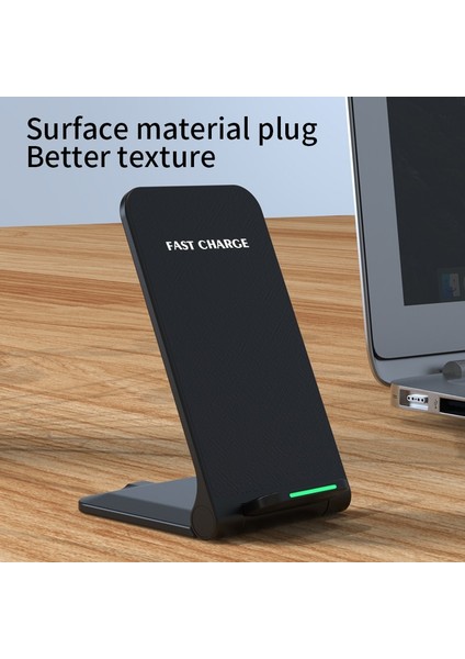 Siyah Kablo Yok 60W Kablosuz iPhone Şarj Cihazı 14 13 12 Pro Max 11 Telefon Standı Hızlı Şarj Şarj Cihazı Samsung Note 20/10 S21 Ultra Katlanabilir (Yurt Dışından) indirimleri