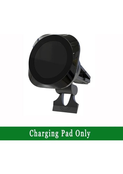 Md1 Siyah Kablo Yok 30W Araç Manyetik Kablosuz Şarj Cihazı iPhone 13 12 Pro Max Mini Hızlı Kablosuz Şarj Istasyonu Araç Şarj Cihazı Telefon Tutucu Standı (Yurt Dışından)