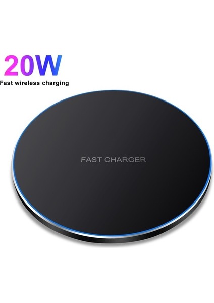 20W Siyah 30W Kablosuz Şarj Aleti Pedi iPhone 14 13 12 11 Pro Max x Samsung S22 Xiaomi 12 Şarj Cihazları Indüksiyon Hızlı Şarj Standı Istasyonu (Yurt Dışından)