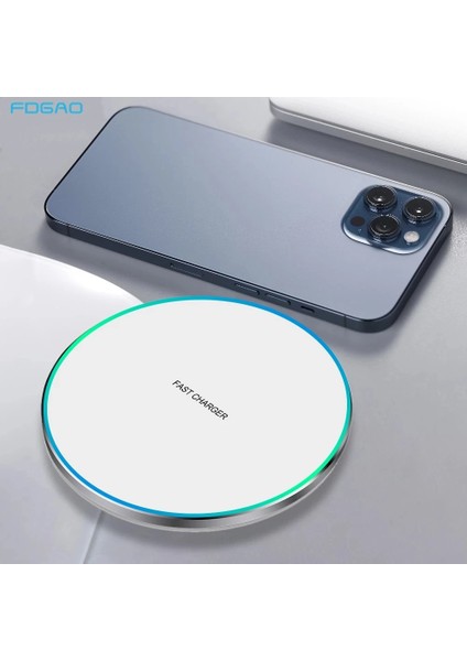 20W Siyah 30W Kablosuz Şarj Aleti Pedi iPhone 14 13 12 11 Pro Max x Samsung S22 Xiaomi 12 Şarj Cihazları Indüksiyon Hızlı Şarj Standı Istasyonu (Yurt Dışından) fiyatları