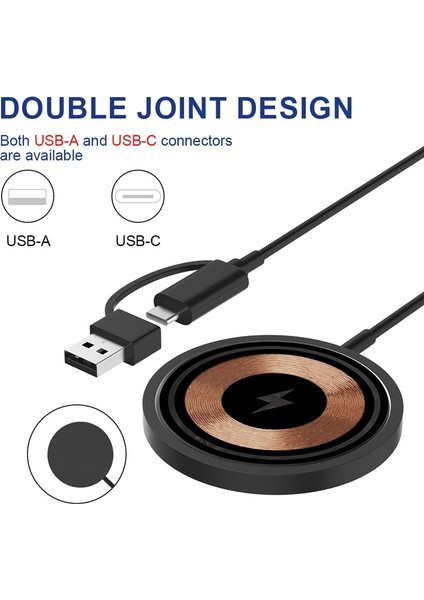 Pd ve USB A 100W Manyetik Kablosuz Şarj Pad Standı Macsafe iPhone 14 13 12 Pro Max Indüksiyon Hızlı Şarj Istasyonu Istasyonu Şarj Cihazları (Yurt Dışından) indirimleri