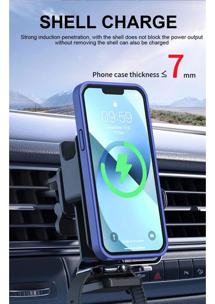 Kablolu Şarj Cihazı 100W 3'ü 1 Arada Manyetik Araç Kablosuz Şarj Cihazı Hava Firar Telefon Tutucu iPhone 14 13 12 Pro Max Apple Watch Hızlı Şarj Istasyonu (Yurt Dışından) fırsatları