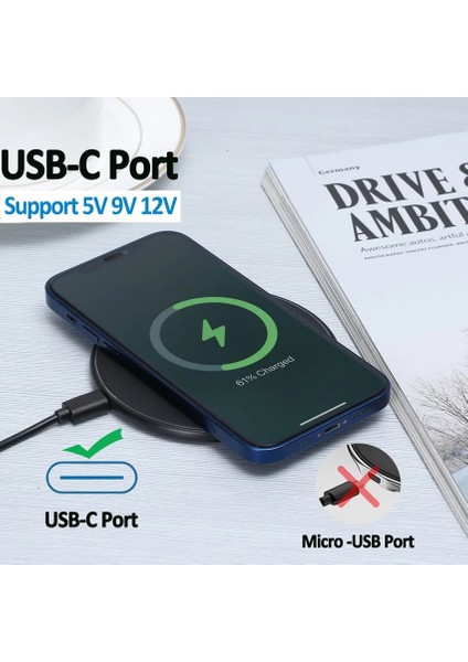 Beyaz Kablo ile 100W Kablosuz Şarj Pedi iPhone 14 13 12 11 Pro Max x Samsung Indüksiyon Telefon Şarj Cihazları Hızlı Kablosuz Şarj Istasyonu Istasyonu (Yurt Dışından) indirimleri
