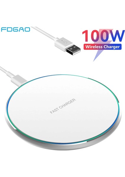 Yalnızca Abd Tak 100W Kablosuz Şarj Pedi iPhone 14 13 12 Pro Max 11 8 Samsung S23 S22 Xiaomi Telefon Şarj Cihazları Indüksiyon Hızlı Şarj Istasyonu (Yurt Dışından) fiyatları