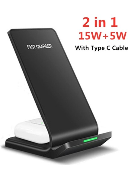 20W 2ın1 Tip C Fdgao 30W Hızlı Kablosuz Şarj Cihazları iPhone 14 13 12 11 8 x Xs Xr Samsung S21 S20 S10 Xiaomi 11 Indüksiyon Hızlı Şarj Cihazı (Yurt Dışından)