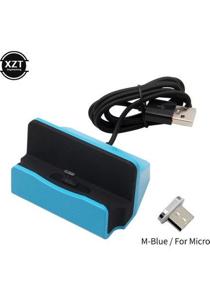 Mikro USB Için - 1m USB Kablosu Sync Cradle Şarj Istasyonu Tabanı 5V2A 10W Xiaomi Android Tip C Samsung Stand Tutucu 2'si 1 Arada Şarj Ünitesi (Yurt Dışından) fırsatları