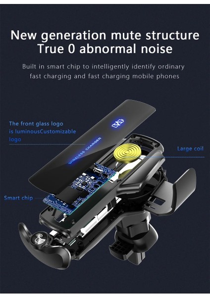 Mavi Stil 2 30W Araç Kablosuz Şarj Cihazları iPhone 13 12 11 x Araç Montajlı Telefon Tutucu Manyetik Hızlı Şarj Istasyonu Hava Firar Standı Şarj Cihazı (Yurt Dışından) fiyatları