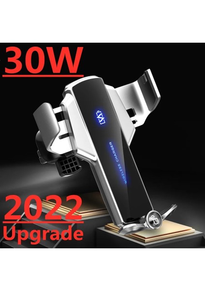 Mavi Stil 2 30W Araç Kablosuz Şarj Cihazları iPhone 13 12 11 x Araç Montajlı Telefon Tutucu Manyetik Hızlı Şarj Istasyonu Hava Firar Standı Şarj Cihazı (Yurt Dışından) indirimleri