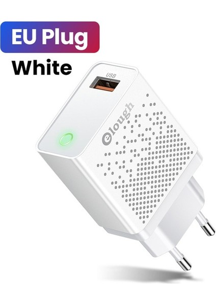 Ab Qc Elough Hızlı Şarj Pd 4.0 Qc 3.0 USB Tip C Şarj Cihazı 4 Port 20W Duvar Hızlı Şarj iPhone 11 Pro Için Huawei Xiaomi Pd Şarj Cihazı (Yurt Dışından)