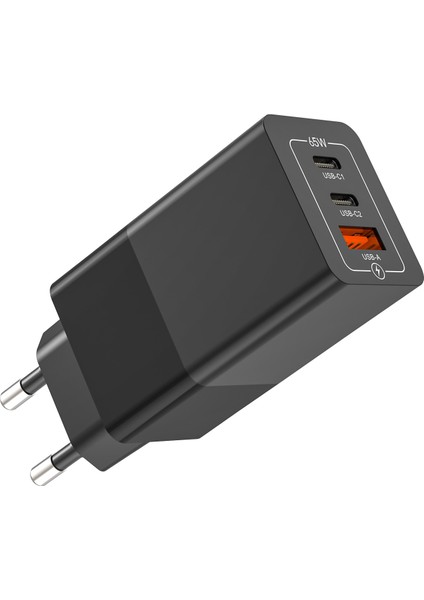 Kr Fiş W Gan 65W USB C Şarj Cihazı PD45W 20W Pps Qc3.0 Kore Kr Fiş Tipi C MacBook Samsung S20 S21 Note 20 Için Hızlı Şarj Adaptörü IPHONE14 (Yurt Dışından) fırsatları