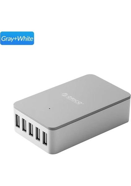 Ab Tak Dhe Beyaz Orıco Masaüstü USB Şarj Cihazı Serisi iPhone Samsung Xiaomi Huawei Için Çok Bağlantı Noktalı USB Şarj Istasyonu Ev Ofis Masası Şarj Istasyonu (Yurt Dışından)