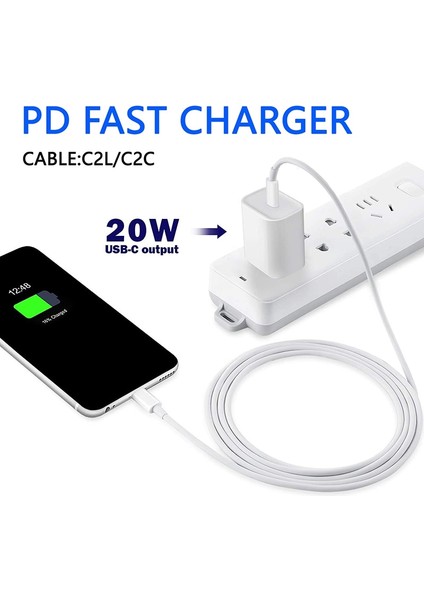 C'den L'ye Kablo 1 M 20 W Pd USB C Şarj Cihazı Apple iPhone 13 12 Mini 11 Pro Max 7 8 Artı Hızlı Şarj Cihazı C Tipi Yıldırım Kablosu Ab Telefon Şarj Cihazı (Yurt Dışından) indirimleri