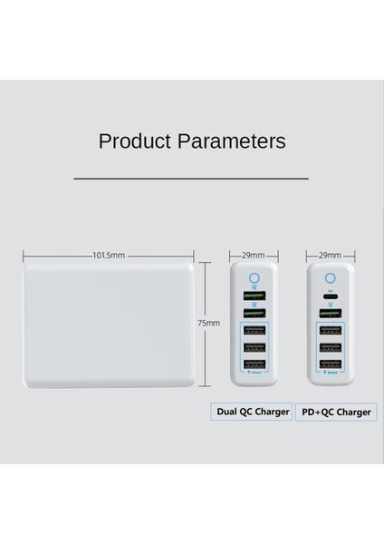 Ab 60W 5usb Pd Siyah 60W Çoklu USB Şarj Istasyonu 5 Bağlantı Noktalı Hub Tip C Şarj Cihazı Pd Hızlı Şarj Istasyonu Akıllı Şarj Cihazı iPhone Samsung Huawei Xiaomi Için (Yurt Dışından) fırsatları
