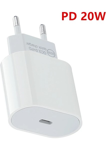 18W Pd 20W 18W USB Şarj Aleti Hızlı Şarj iPhone 12 11 Pro Max 8 Xr Se Tip C Ab Cep Telefonu Adaptörü Xiaomi Samsung S21 S20 (Yurt Dışından)