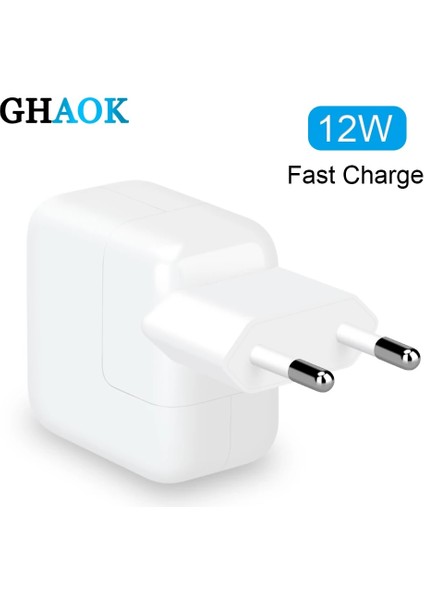12W Abd Bağlantı Noktası 2.4A Hızlı Şarj 12W USB Güç Adaptörü Telefon Seyahat Ev Şarj Cihazı iPhone x 8 Plus 7 6s 5s iPad Mini Air Samsung Euro Ab Için (Yurt Dışından)
