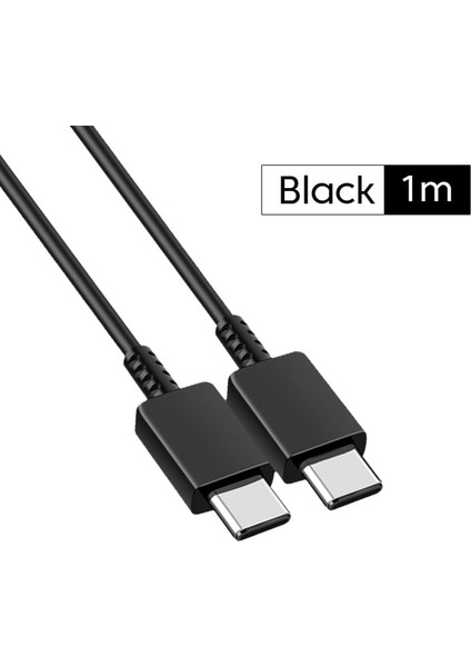 Siyah Kablo Olaf 25W USB C Şarj Cihazı Hızlı Şarj Güç Adaptörü C Tipi Chargeur USB Şarj Cihazı Samsung Galaxy S22 21 Not 20 A71 USB Kablosu (Yurt Dışından)