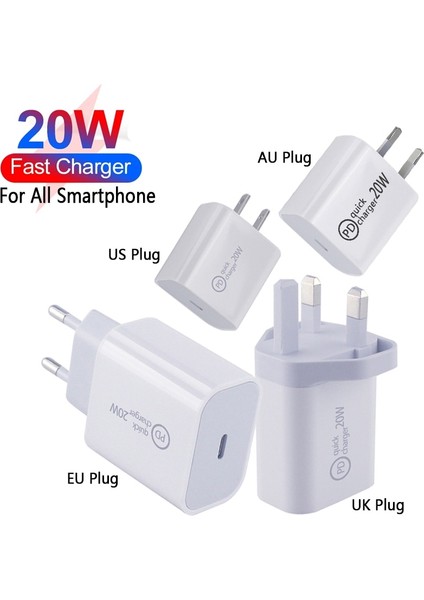 1m C2L 20W Pd Cep Telefonu Şarj Cihazı USB Pd Hızlı Şarj Ab/abd Tak Çift Bağlantı Noktalı Pd Tip-C Pd Flaş Şarj Ipone 13 Pro Xiaomi 12 Için (Yurt Dışından) fırsatları