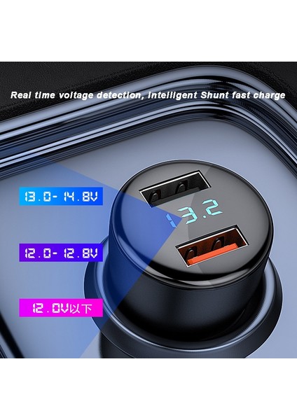 Gri 1,5m Kablo Ekle 65W Supervooc 2.0 Araç Şarj Cihazı + 40W /22,5W Supercharge Hızlı Araç Şarjı Oppo Find X2 Pro Reno 3 4 Ace 2 X20 Realme X50 Pro (Yurt Dışından) modelleri