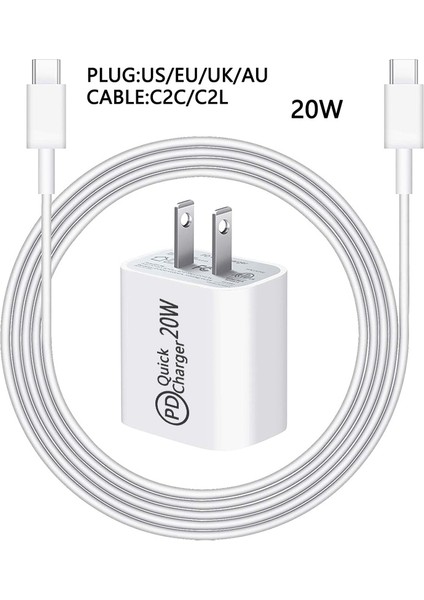 Abd Tak 20W Gan Şarj Cihazı Hızlı Duvar Şarj Cihazı Mini Usb-C Güç Adaptörü Pd3.0 Şarj Cihazı IPHONE14 13 12 Promax,galaxy S22 Ultra,pixel (Yurt Dışından) modelleri
