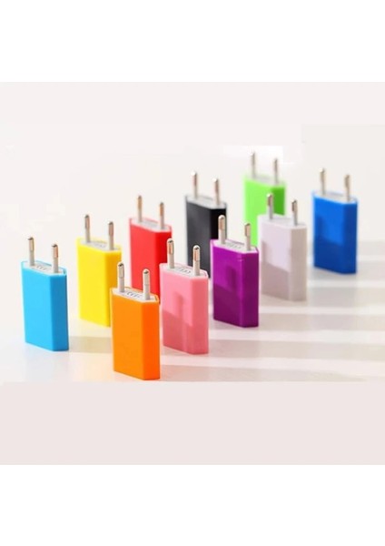 Pembe 1 Adet Mikro USB Ab Tak Ac 5 V 1A Duvar Şarj Cihazı Evrensel Taşınabilir Seyahat Güç Adaptörü Samsung Huawei iPhone Xiaomi Htc 10 Renkler (Yurt Dışından) modelleri
