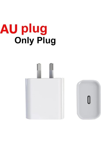 Au Tak 20 W Pd Şarj Cihazı Apple iPhone 13 12 Samsung Xiaomi Huawei Duvar Hızlı Şarj Adaptörü USB C Tip C Hızlı Şarj Kablosu Fişi (Yurt Dışından)