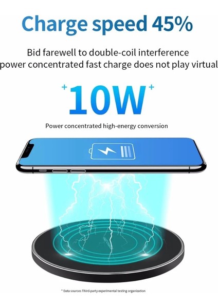 Metal 30W 30W Hızlı Kablosuz Şarj Cihazı Samsung Galaxy S9/S20 S8 Not 9 iPhone 12 11 Xs Max Xr x 8 Huawei P30 Pro Için USB Qi Şarj Pedi (Yurt Dışından) indirimleri