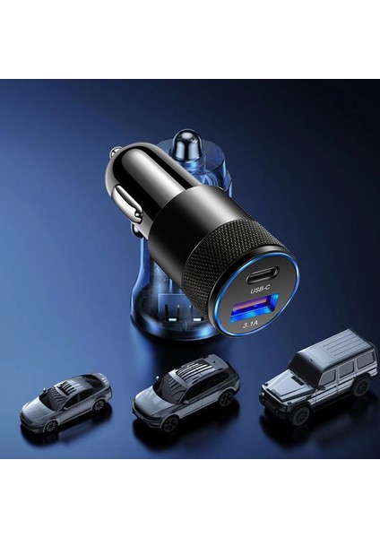 Siyah 70W USB Tip C Pd Qc 3.1A Hızlı Araç Şarj Cihazı iPhone 13 12 11 x Xr Redmi Not 11 10 9 8 Samsung S21 S20 S10 S9 Şarj Cihazı (Yurt Dışından) modelleri