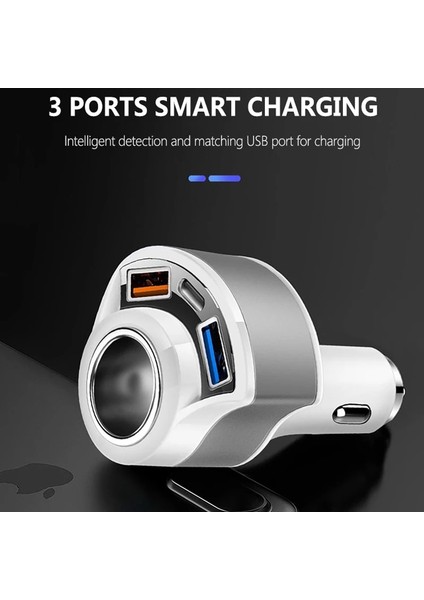 Sadece Araç Şarjı USB C Aydınlatma Kablosu Hızlı Şarj 3.0 USB Çakmak iPhone Için Araç Şarj Cihazı Huawei Xiaomi Qc3.0 Otomatik Type-C Pc Usb-C Hızlı Araç Şarjı (Yurt Dışından) indirimleri