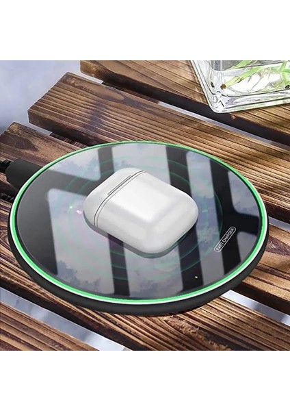 Beyaz Kablo Olmadan 30W Kablosuz Şarj Pedi iPhone 14 13 12 11 Pro Max x 8 Samsung S22 Telefon Şarj Cihazları Indüksiyon Hızlı Şarj Istasyonu Istasyonu (Yurt Dışından) fırsatları