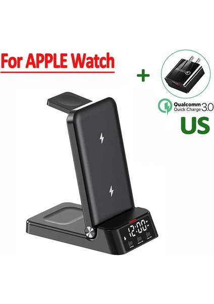 iPhone Için Abd 100W 4'ü 1 Arada Kablosuz Şarj Cihazı Katlanabilir iPhone 14 13 12 11 Samsung Galaxy Apple Watch 7/6 Hızlı Şarj Istasyonu Istasyonu (Yurt Dışından)