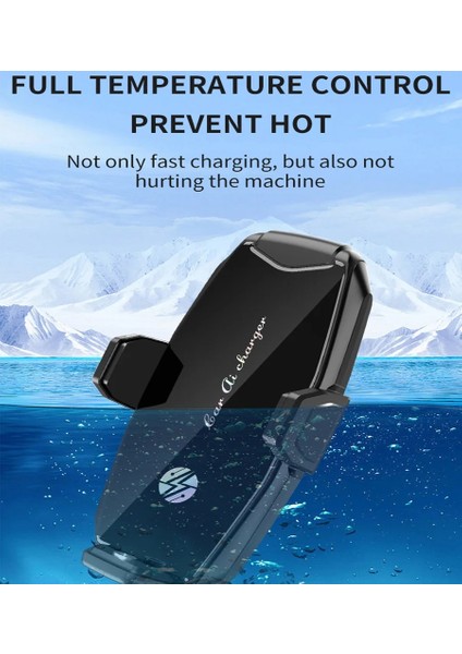Siyah 30W Araba Kablosuz Şarj Aletleri Manyetik Araba Hava Firar Halkalı Telefon Kılıfı Tutucu Hızlı Şarj Istasyonu iPhone Samsung Xiaomi Için Şarj Cihazı (Yurt Dışından) fırsatları